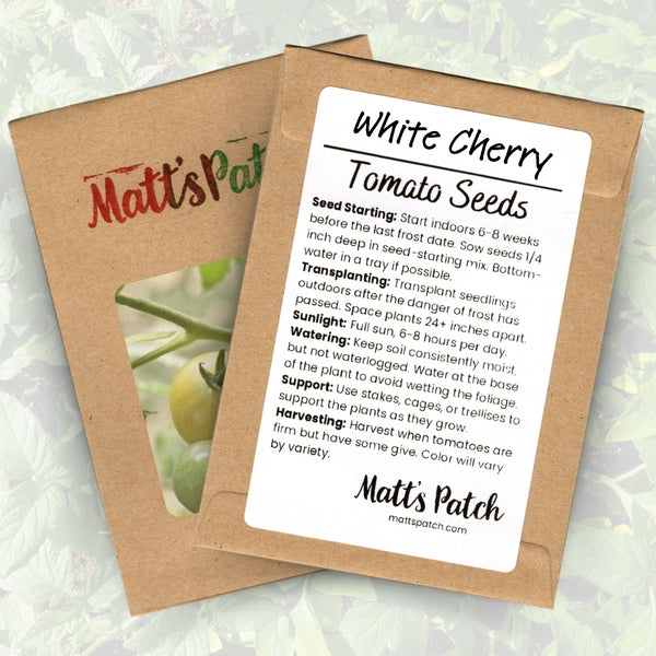 White Cherry Tomato Seeds (25 Seeds)