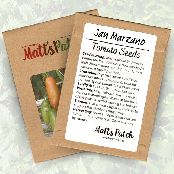 San Marzano Tomato Seeds (25 Seeds)