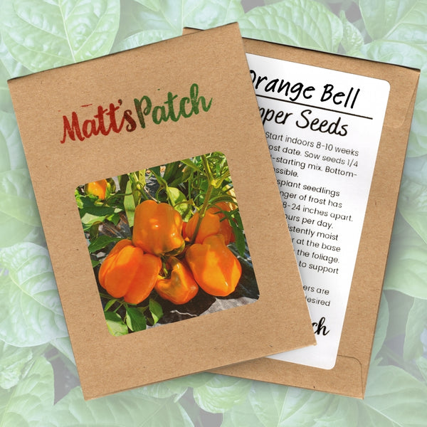 Orange Bell Pepper Seeds (15 Seeds)