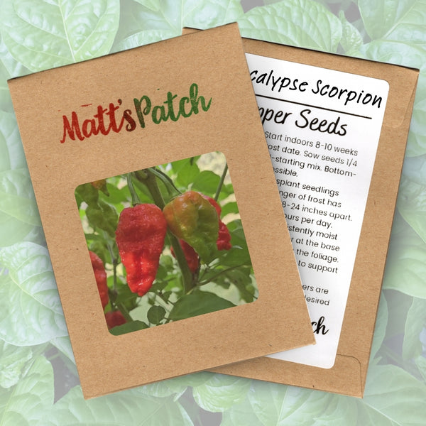 Apocalypse Scorpion Pepper Seeds (15 Seeds)