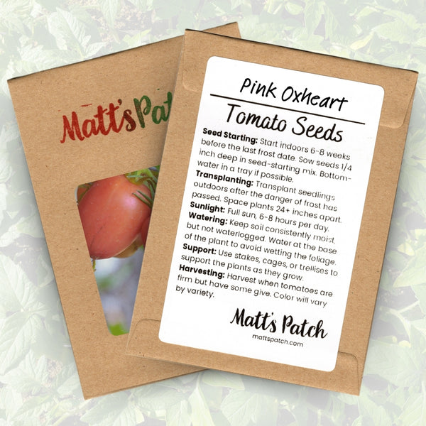 Pink Oxheart Tomato Seeds (25 Seeds)