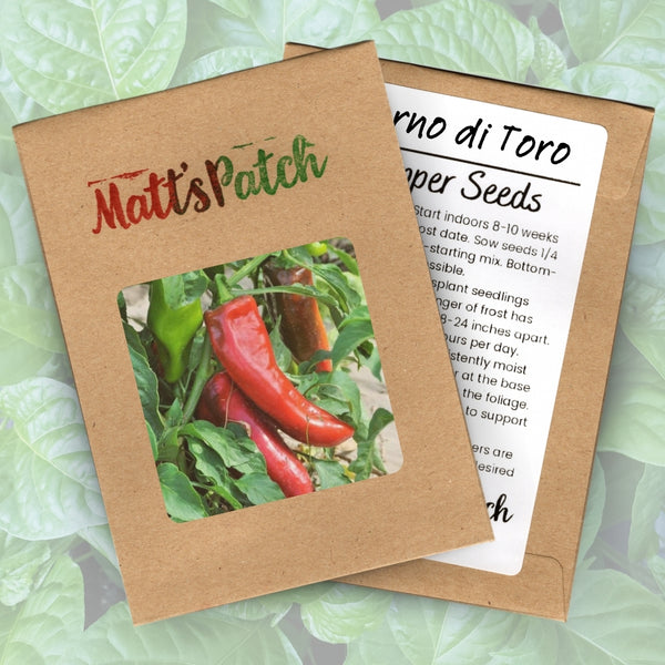 Corno di Toro Pepper Seeds (15 Seeds)