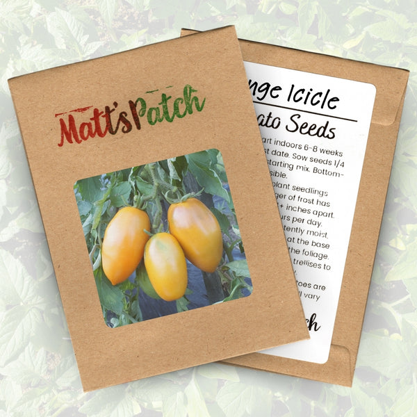 Orange Icicle Tomato Seeds (25 Seeds)