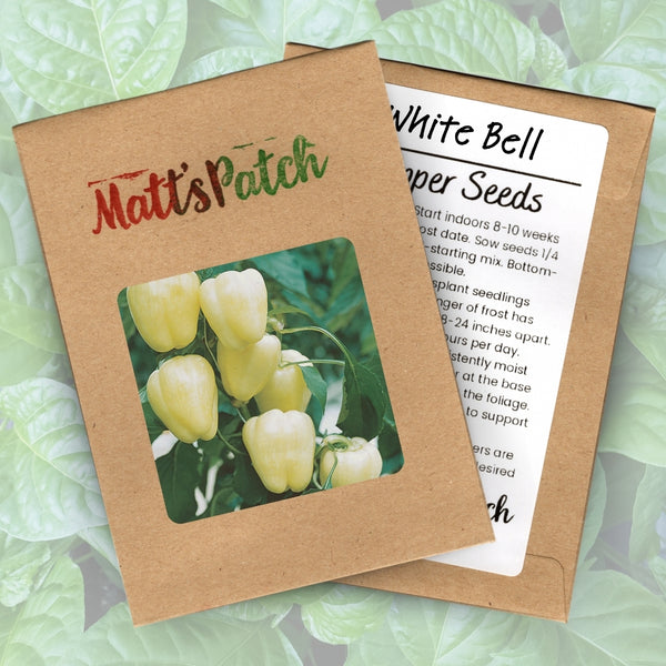 White Bell Pepper Seeds (15 Seeds)