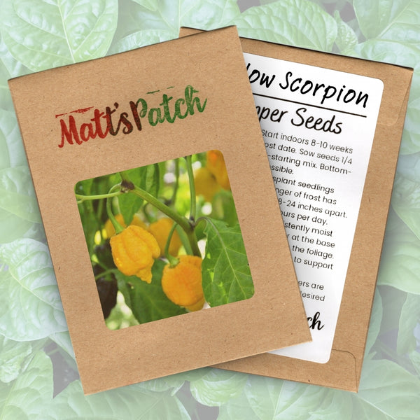 Yellow Scorpion Pepper Seeds (15 Seeds)