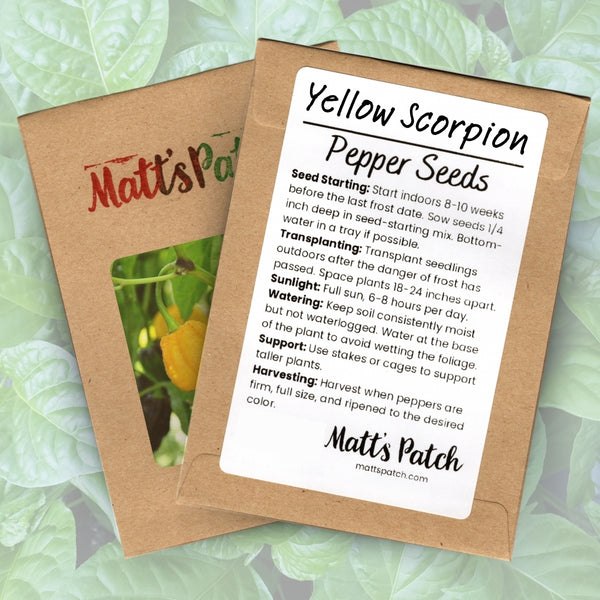 Yellow Scorpion Pepper Seeds (15 Seeds)