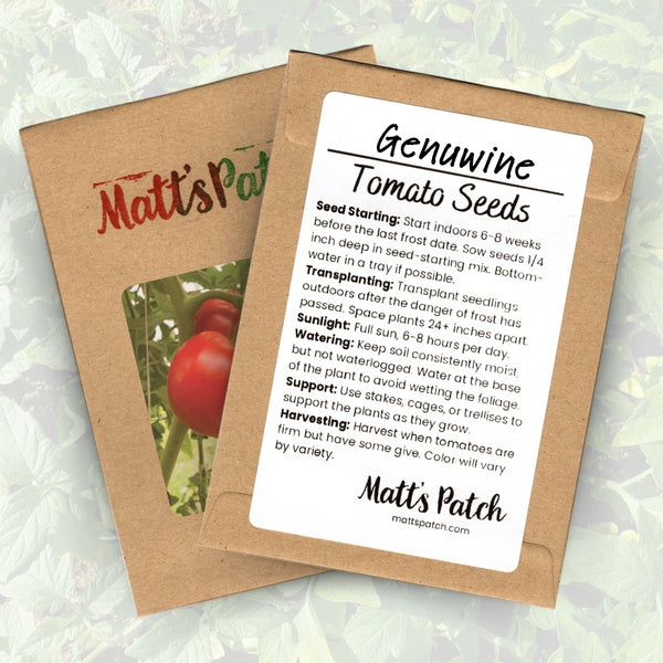 Genuwine Tomato Seeds (25 Seeds)