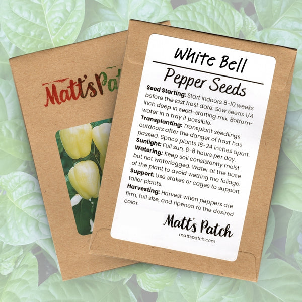 White Bell Pepper Seeds (15 Seeds)