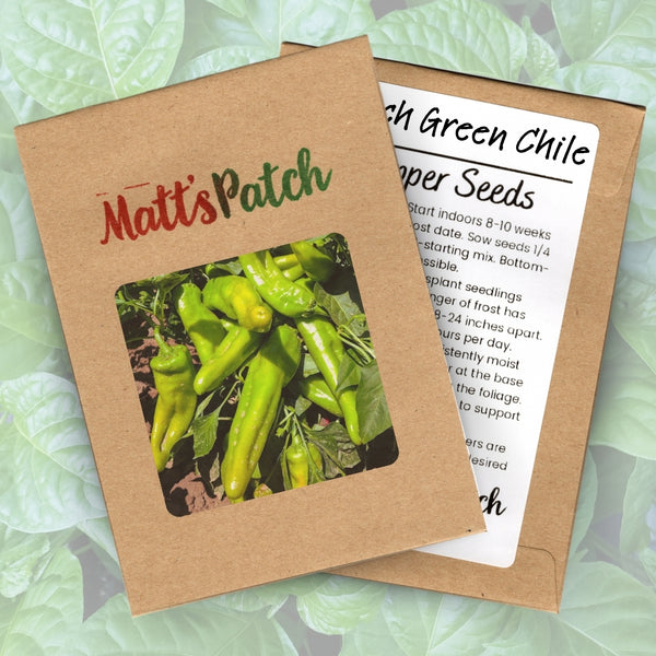 Hatch Green Chile Pepper Seeds (15 Seeds)