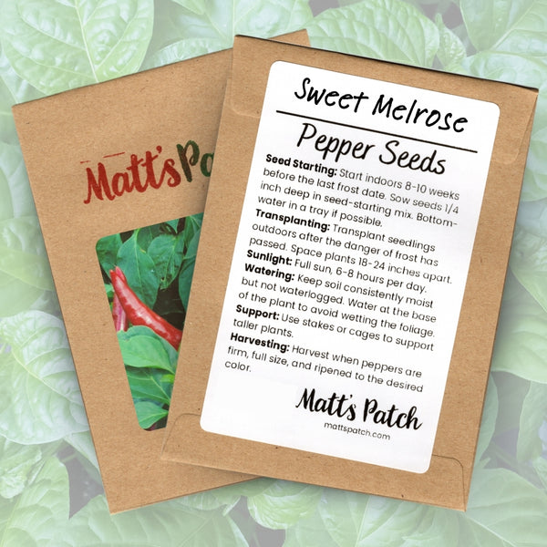 Sweet Melrose Pepper Seeds (15 Seeds)