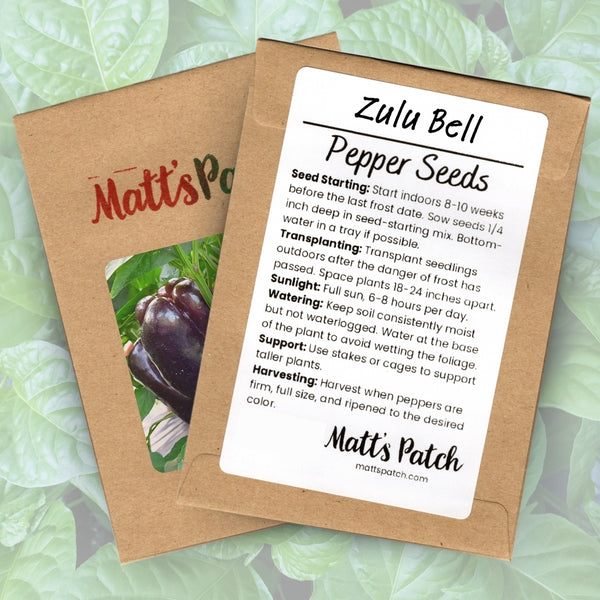 Zulu Bell Pepper (15 Seeds)