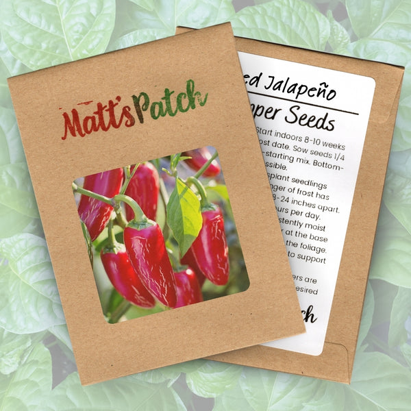 Red Jalapeño Pepper Seeds (15 Seeds)