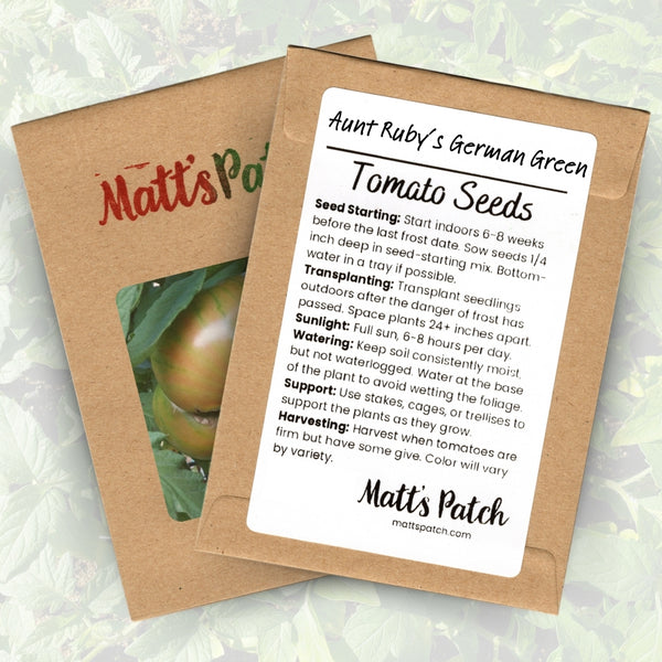 Aunt Ruby's German Green Tomato Seeds (25 Seeds)