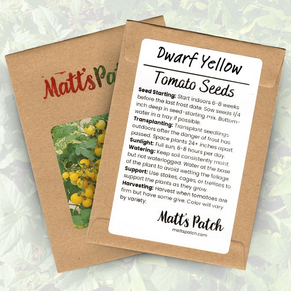 Dwarf Yellow Tomato Seeds (15 Seeds)