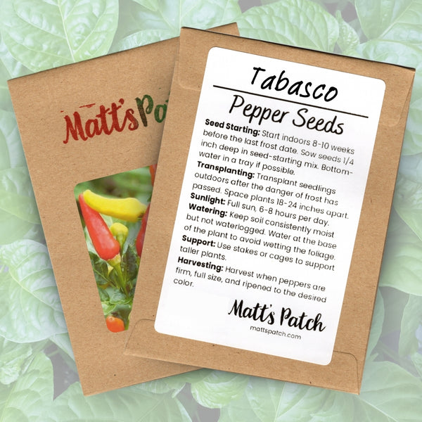 Tabasco Pepper Seeds (15 Seeds)